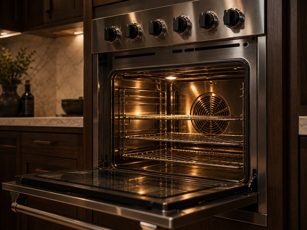 Viking wall oven door and cavity serviced in an Orinda kitchen